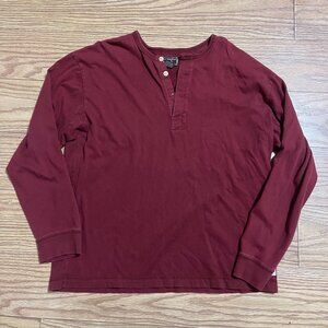 Vintage 90s Abercrombie Henley Medium